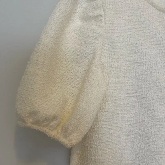 NWT- ZARA TEXTURED MATERIAL MINI DRESS SIZE S - Picture 3 of 7